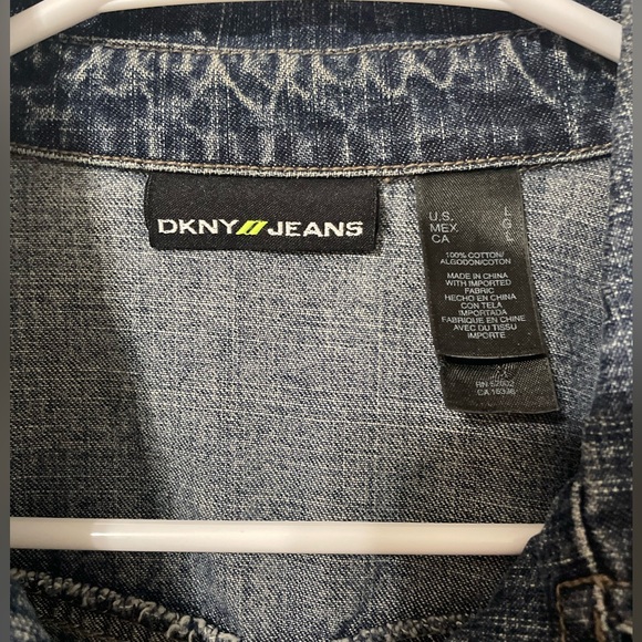 Denim DKNY Jacket L - Picture 4 of 5